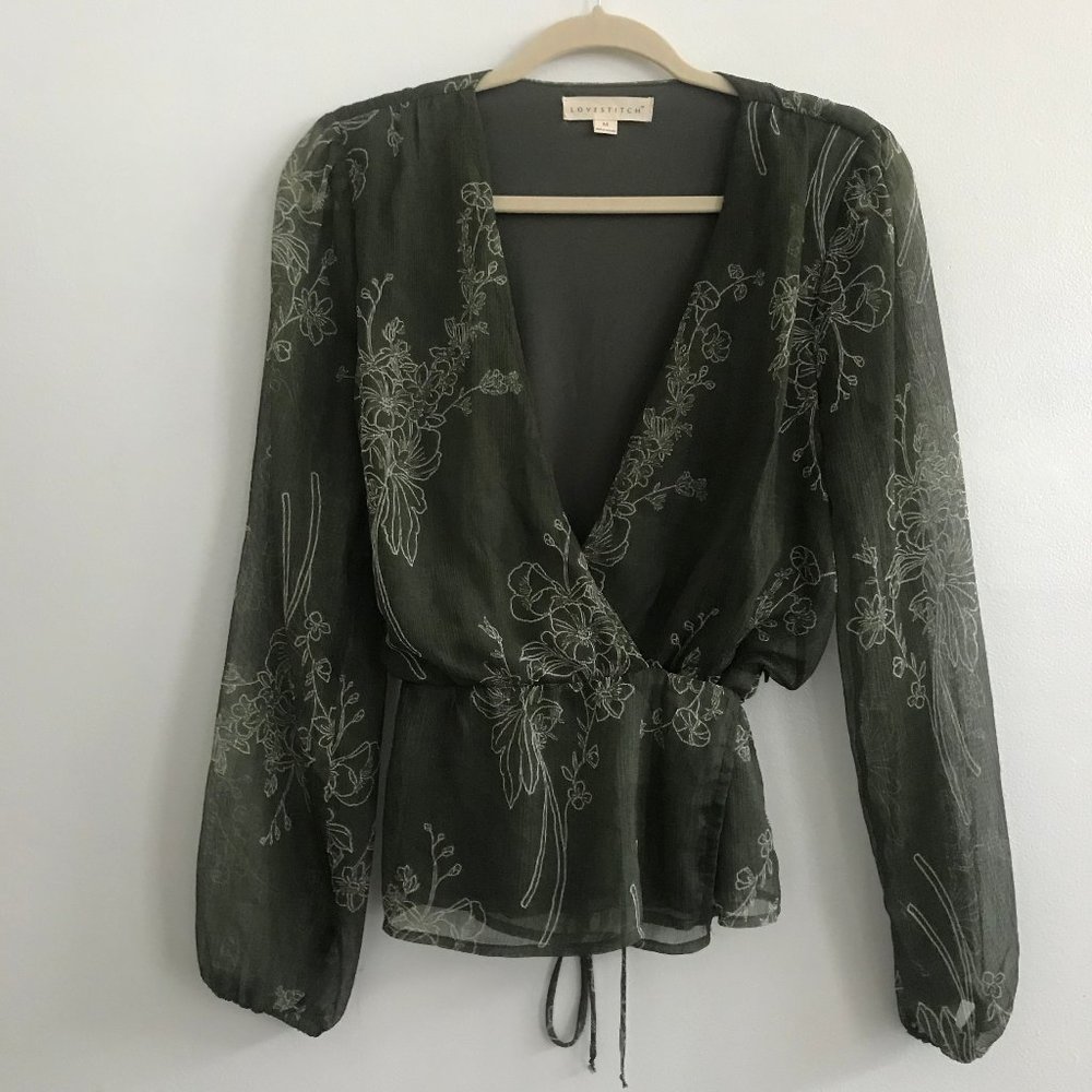 Vici Collection Calista Wrap Blouse